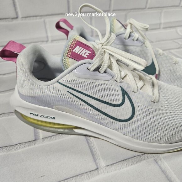 Nike Air Zoom Arcadia 2 Low White Mineral Teal - DM8491-100 size 7y - Picture 2 of 14